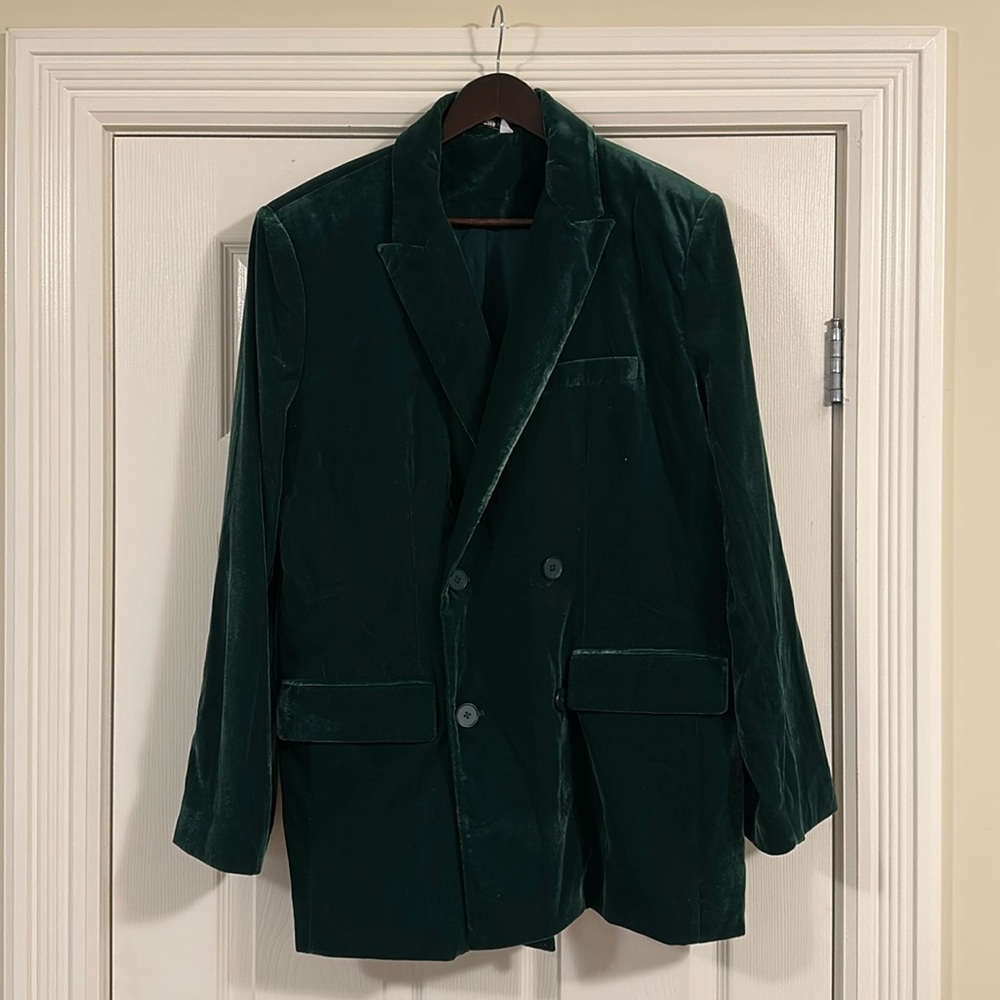 Smash & Tess Birds Papaya Green Blazer
